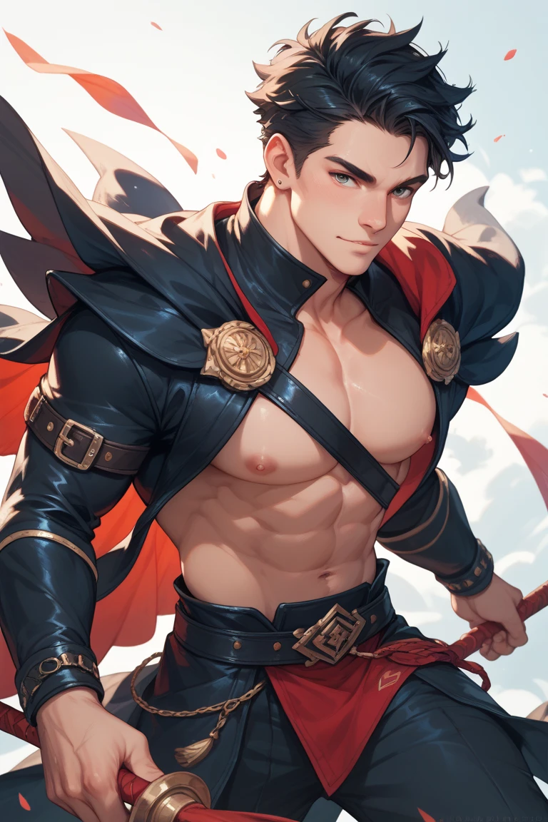 The male protagonist of Chinese comics is handsome and graceful, Yushu Linfeng
