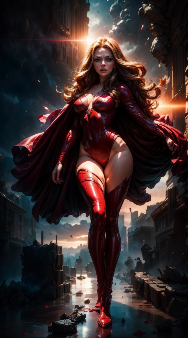 Exterior
Dark storm clouds gray day
Warzone collapsed buildings steel and concrete debris and rubble
Raining torrential downpour
Everything slick with wet
Oil slick puddles
Generate a scene inspired by the epic battle sequence from Avengers: Endgame. The setting is the middle of a ruined nyc war-torn urban warfare with rubble collapsed buildings and debris scattered around.
In the foreground, pornstar margot robbie as marvel comics scarlet witch wearing original comicbook classic costume design sexy scarlet red latex corset and latex micro-front-thong pussy-wedgie panties and pink tights, red cape (scarlet witch classic costume)
high heel boots
pornstar smoky eyes dark eyeliner, mascara, eyeshadow make up
ultra-tight high waist ultra-high-cut cameltoe panties showing her hips, pelvis and detailed cameltoe, smooth shaved pussy
red satin cape billowing in the wind
long black hair rimlight blowing billowing in the wind summons lightning, casting a powerful spell. The sky is dark and ominous, with flashes of lightning illuminating the scene. The scene is dynamic and intense, capturing the chaos and heroism of the battle.
, low-angle shot, wide-angle shot, handheld shot, dramatic angle, extreme angle shot, epic fantasy
scarlet red pussy thong costume
(realistic wind blown billowing red satin cape)
her shaved pussy eats the latex thong showing smooth vulva
(red satin cape billowing in the wind)
deep detailed bald-pussy cameltoe,
(scarlet red costume cape and boots)
brazzers, pornpics, 40inchplus, b-horror film screencap, epic fantasy, sci-fi, horror