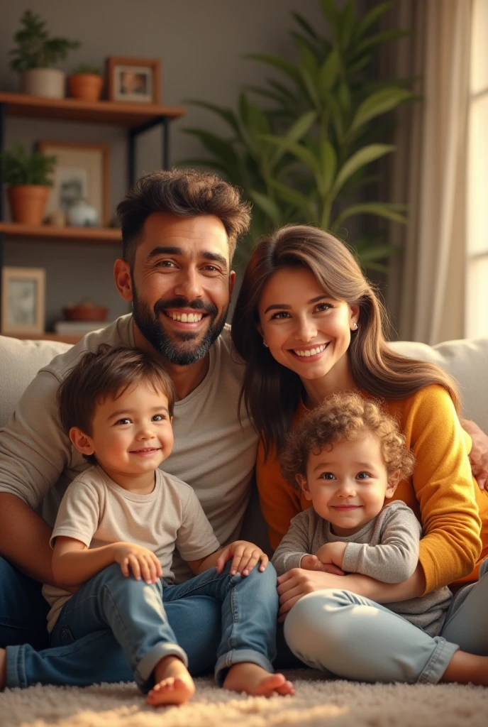 You can create a 3D image of a family consisting of the following members:

1 a 60-year-old woman of 1,50m tall with short brown hair 2 a 60 year old man in a wheelchair with black hair and no beard 3 a 3 man with slight overweight, white skin and black hair 1,75m tall and beardless 4 a 35-year-old man, 170m tall, white skin and black hair and beardless 5 a 25-year-old woman, thin, white skin, brown hair with blonde streaks 6 a 3 woman with cinnamon skin and black hair 7 a  girl with cinnamon skin and dark hair ?

There are 3 women in total. , 3 men and a girl 