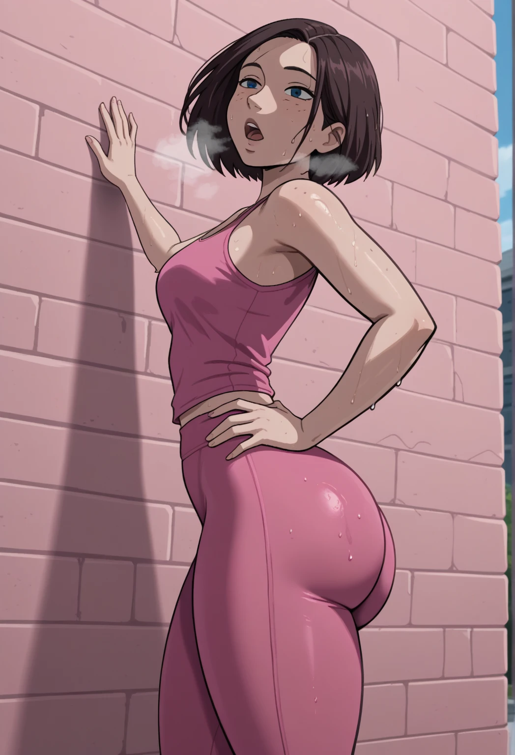 Chichi showing off her ass in a back position, bunda detalhada, bunda volumosa,focar na bunda, sapatos detalhados, corpo detalhado,focar nas costas, rosto detalhado, roupa detalhada,Full HD,cartoon