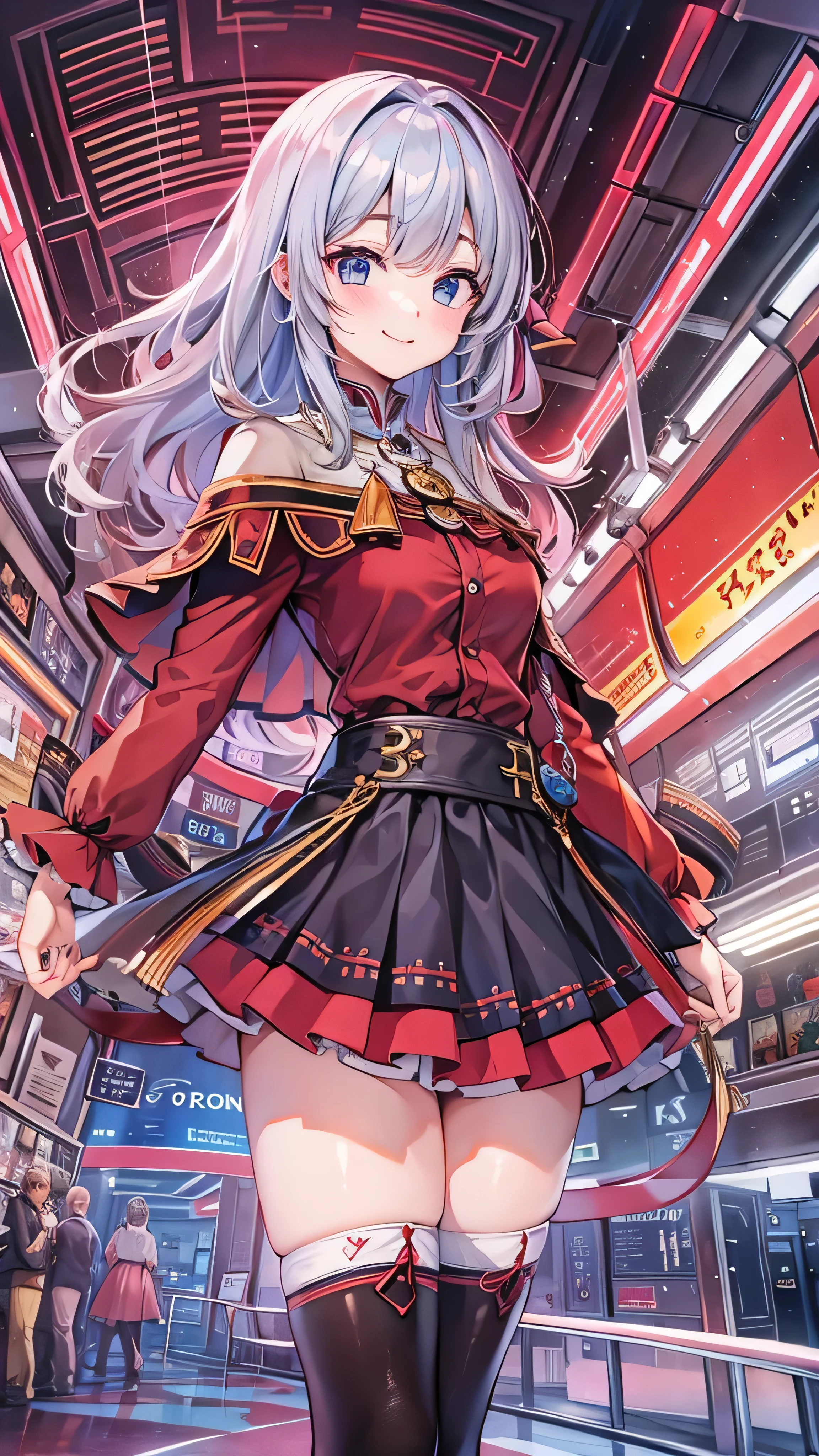 best qualtiy， 超A high resolution， （realisticlying：1.4）， 1girll，rcasual, a miniskirt,