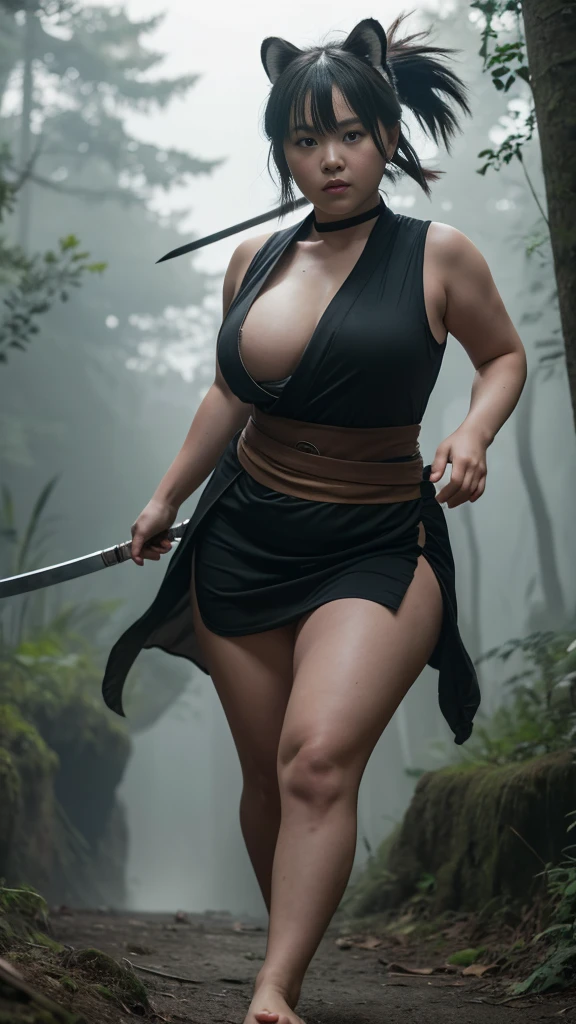 realistic woman, (aegyo sal: 1), 18 years old girl, (samurai armor), beautiful detail in the eyes, (eye size: 3/4) light on the face, (full body photo: 1.2 ), especially strong light, (upper eyes, smiling smile: 1.2), shiny skin, (black hair: 1.2), (sexy thighs), ulzzang-6500-v1.1: 0.2, bashful , (flash: 1.2), NSFW, ((seductive posture: 1.2, attractiveness: 1.2)), (idle), (cool mountain background: 1.2)), ((good anatomy: 1.2) ), ((bright and refreshing sky, blurred background: 1.2)), perfect face, cute and symmetrical face, (High Angle Shot: 1.2)s., Natural side lighting, ((8k, RAW photos, top quality, masterpieces ), High Definition RAW color photos professional close-up photos, (realistic, photorealism: 1.37), (highest quality), (best shadows), (best illustrations), Clavicles ((large)), ((erotic, sexy, ultra -high-resolution, 8K HD Unified CG Wallpapers, Physical representation, movie, samurai, full body, serious expression, arms raised