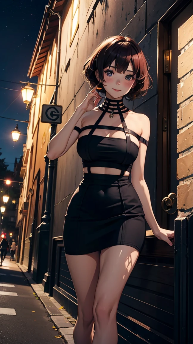 (Very detailed CG unity 8K wallpaper),best qualtiy,cinmatic lighting,detailed back ground,((best quality)), ((masterpiece)), (detailed), NSFW, small breasts, prominent collarbones, skinny arms, flat and toned stomach, visible hip bones, full body, short hair, brown hair, Realistic Shadows, Detailed skin, Very small breasts, Very detailed, highly detailed face, Perfect face shape, Perfect lips, Perfect nose, Correct beautiful eyes, Watching Viewer, Best Quality, Single korean Girl, wearing mini skirt,showing skin,show face,deep cleavage,thin waist,slim silhouette,thin thighs,very beautiful face,photorealistic,ultra quality,