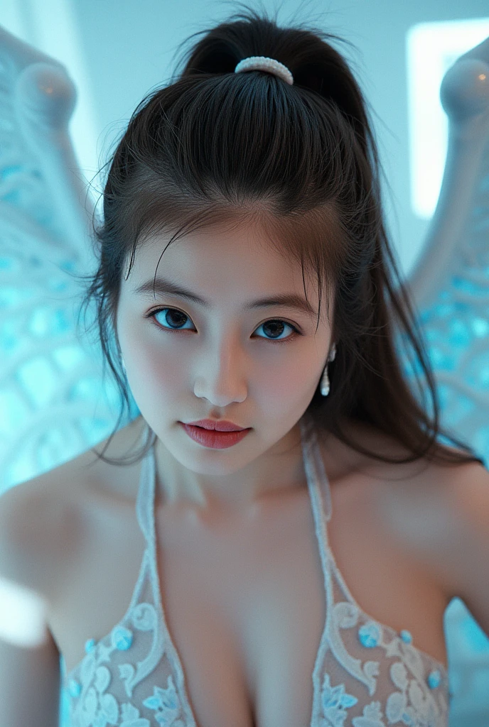 (((highest quality)))), masterpiece, (raw photo:1.2), (photorealistic:1.4), beautiful detailed girl, highly detailed eyes and face, beautiful detailed eyes, ridiculous, incredibly ridiculous, huge file size, ultra detail, high resolution, very detailed, best quality, masterpiece, very detailed, very detailed, cg, unification, 8k wallpaper, fantastic, fine details, masterpiece, Top quality, highly detailed CG uniform 8k wallpaper, light on face, movie lighting, 16 year old girl, (without panties)), (dynamic pose)))), ((realistic big: 1.6), (sitting legs bending knees)), (((sheer micro underwear, naked, morning, in bed))), buttocks sticking out, pained look, one man, crawling on all fours,
