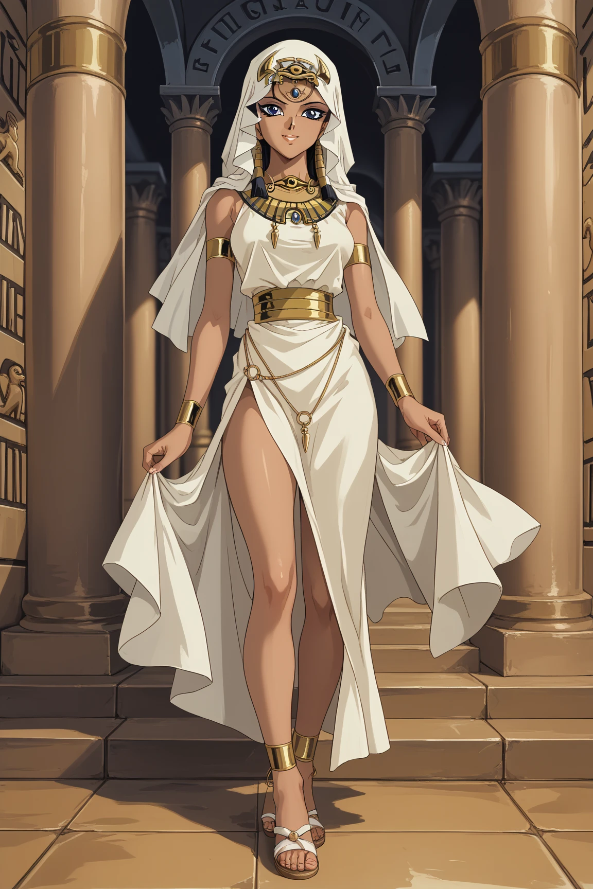 score_9, score_8_up, score_7_up, score_6_up, score_5_up, score_4_up, (thick lines:1.25), Egyptian-themed bedroom, Egypt,
(Bastet:1.2), anthro, female, (goddess, ((shy)), spread_legs, undressing wedding dress)