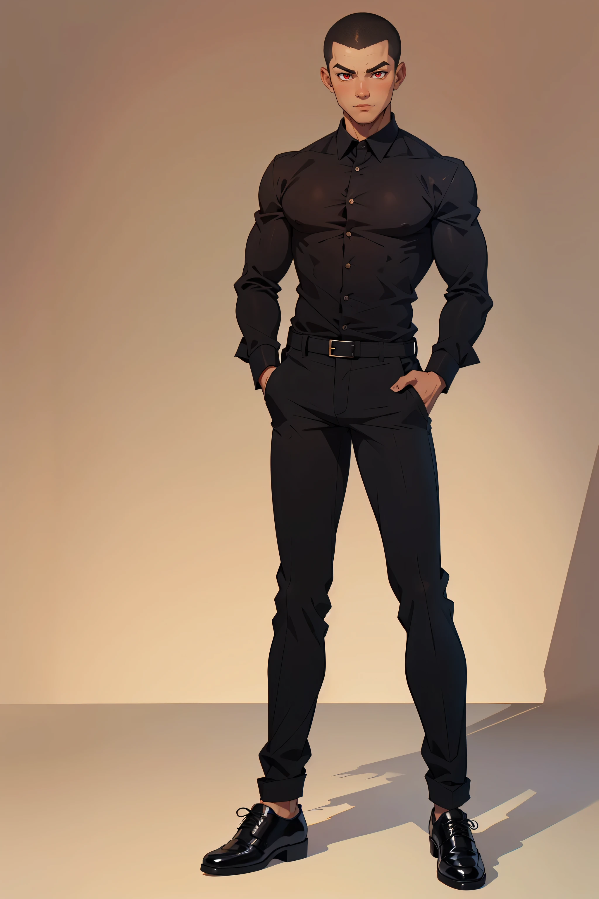 A young man,Full body photo,standing straight,only in panties,Male genitalia,Hands naturally droop,2K