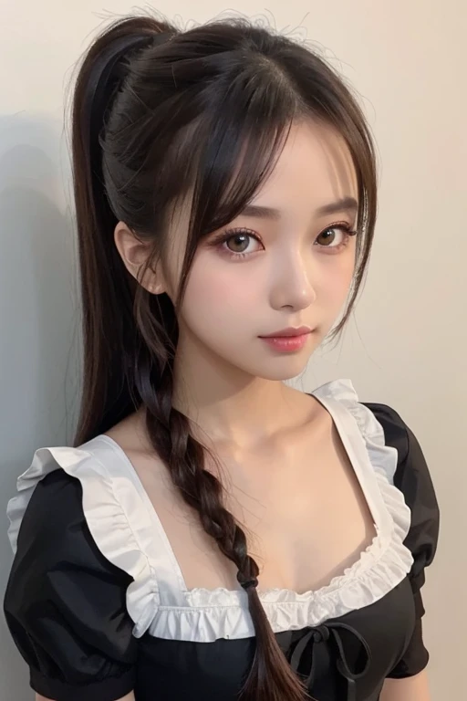 (masterpiece, Top quality, best quality, Official Art, beautiful and aesthetic:1.2), 1 Girl, extreme detailed, Rea, Light blue long hair, Emo, blue Eye, (Abstract, Fractal Art:1.3), highest detailed, detailed_Eye, Light_particle, Hanfu, Jewelry, Sexy, 蓝色Light芒, Large Breasts, Slim waist, Upper Body,Mizuki_Forest, Bangs,Braids