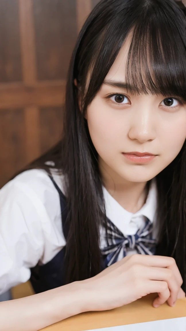 Girl in a sailor suit, Yasumoto Oka, Miho Nakayama, Close-up Yuko Araki, Beautie, a picture,There is a woman wearing a school uniform, wearing japanese school uniform, Japan school uniform, japanese girl school uniform, Seifuku, portrait of a japanese teen, rumiko, zora々Shishi Japan of Girls, 80's japanese photo, 90s japan, Young Gravure Idol, of a schoolgirl posing