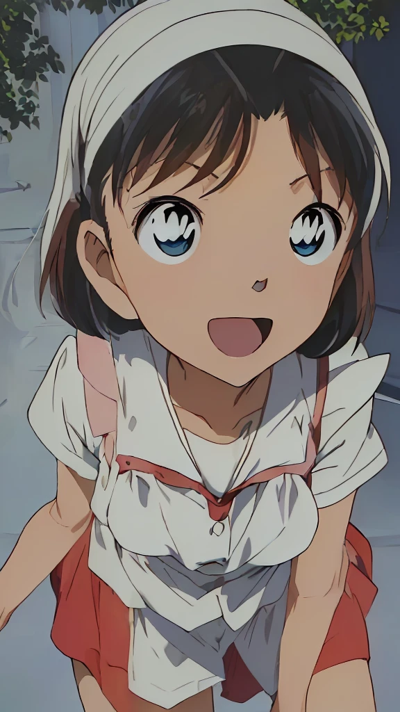 NSFW,(Small breasts:1.5),(((white panties))),white shirt,denim skirt,kneeling,
Yoshida Ayumi,1girl, , Brown Hair, short hair, , blue eyes, red headband,View Viewer,Japanese backpack for primary school students,Short sleeve, Expressionless, indoors, Flat Chest, clavicle, door,blue sky,White cloud,outdoor,street,, break masterpiece ,8k unity wallpaper,anime key visual,highest quality, High resolution, unity 8k wallpaper, (shape:0.8),anime coloring,highly detailed face, detailed eyes,growing eyes,shiny skin,fine skin,white skin,dense skin,detailed hair,highly detailed legs,perfect lighting, Detailed CG,detailed skin,detailed face,detailed eyes,glowing eyes,dense skin,shiny skin,(perfect hands, perfect anatomy),High resolution,(Detailed wear ),beautiful things,