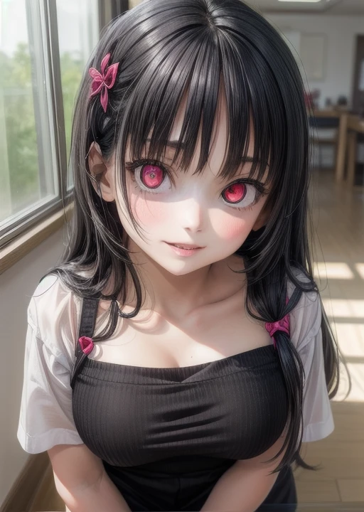  (highest quality:1.4), (High resolution:1.2), Sharp contours, Long Hair, highest quality, masterpiece,Glasses,Voice of the Heart,yandere,,20-year-old woman,yandere,Big Breasts,Ecstasy,saliva,blush,Squint your eyes,Heterochromia iridis,Tuck up your clothes,nude,cum on head,breast milk,Crying expression,tears,tears