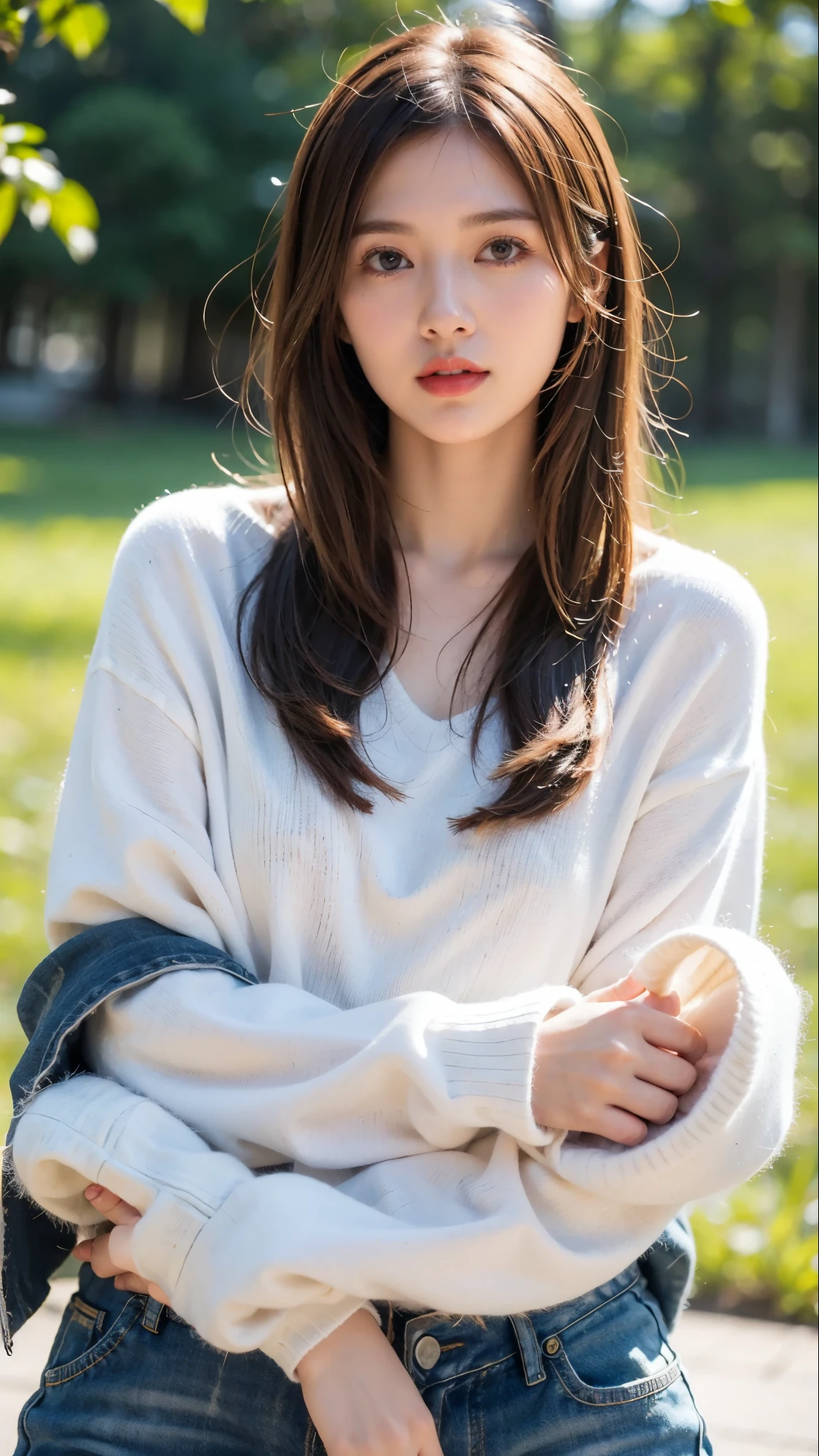Best quality,masterpiece,ultra high res,(photorealistic:1.4),1girl,fine fabric emphasis