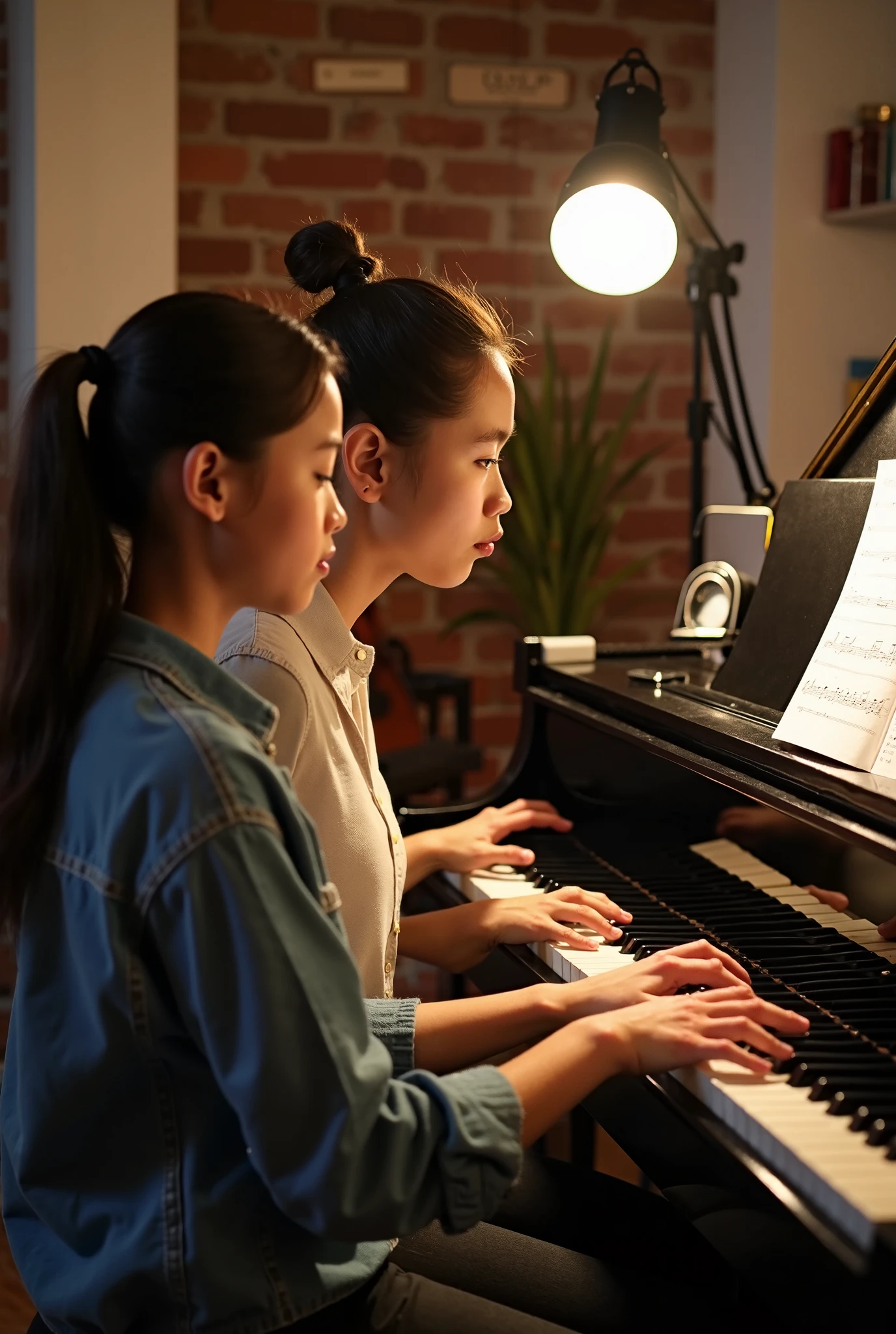 Me as a Music Teacher playing the piano