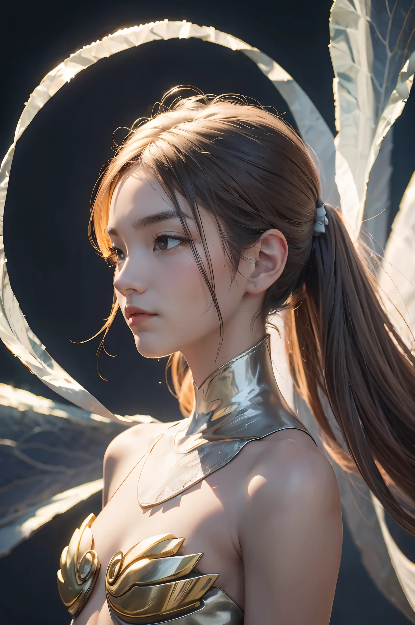 Translucent ethereal alien warrior,ModelShoot style, (Extremely detailed CG unified 8K wallpapers), The beauty of abstract stylization,,surrealism, 8K, Super detail, Best quality, Award-Awarded, Anatomically correct, 16k, Super detail