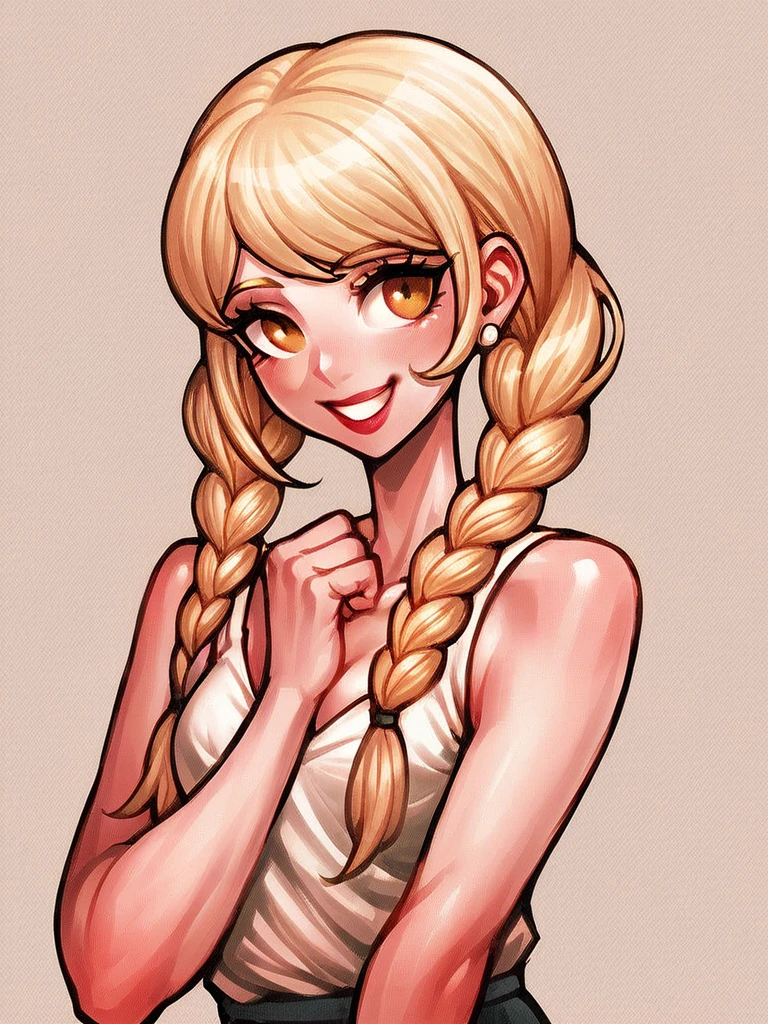 score_9, score_8_up, score_7_up, score_6_up, 1girl, solo, feason style, source cartoon, smile,
 MandyDY, 1girl, blonde hair, twintails