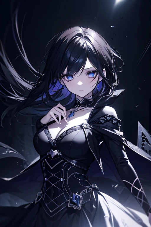 4k, ultra-detailed, 1girl, demonic marks, vessel for a demon, vessel for a dark god, beautiful detailed eyes, beautiful detailed lips, extremely detailed face, long eyelashes, plain robes, dark fantasy, dark art, dark magic, dark ritual, dark fantasy art, dark gothic, dramatic lighting, dramatic shadows, cinematic, moody, atmospheric, rich colors, deep colors, somber colors