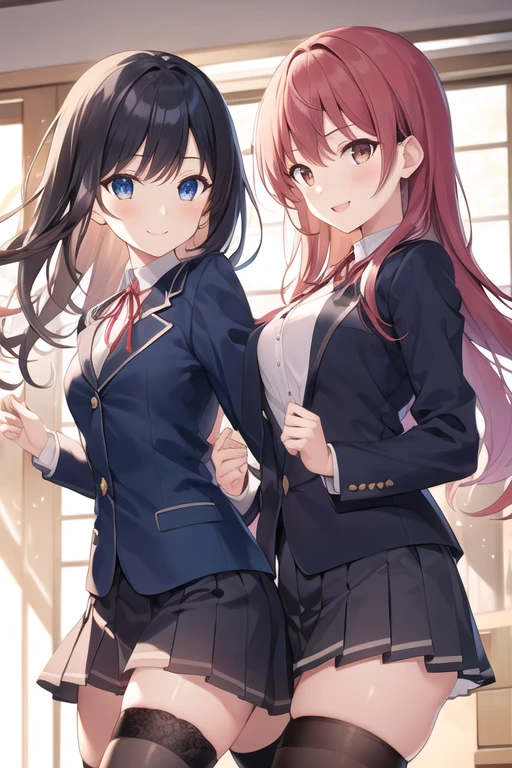 2 girls, school