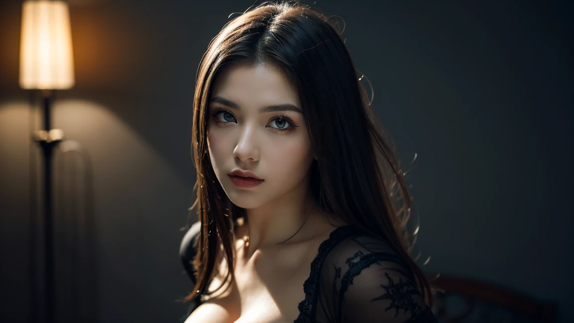 Epic art by (Apterus:1.1), masterpiece, beautiful face, soft smile, cosmic elven queen, perfect lighting, shiny skin, girl with a charming smile surrounded by creepy melted skulls, monsters in the background, hugging shoulder, hands reaching out from all around,sexy pose, girl,masterpiece,official art,unity 8k wallpaper,ultra detailed,beautiful and aesthetic,best quality,intricate details,(dynamic angle:1.4),glowing skin,portrait of the most beautiful form of chaos,elegant,a brutalist designed,vivid colours,romanticism,atmospheric,depth of field,,dark and moody,plants and branches,atmospheric,trending on artstation. 8 k masterpiece, zwd, zuowangdao,