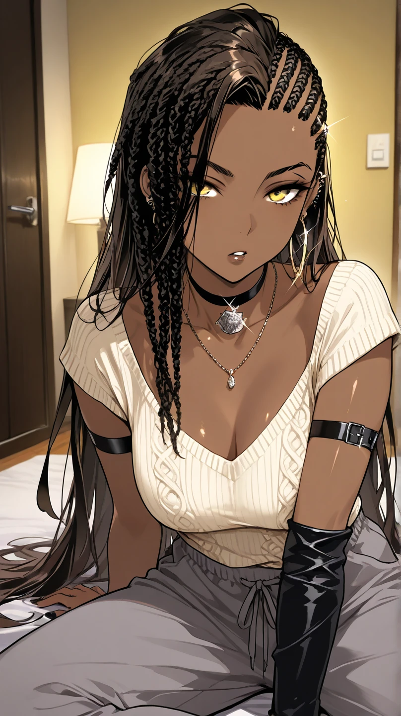 Dark skin, sonrrojada, mojada, exitada
