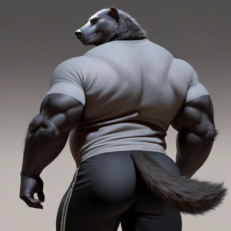 SFW, Anthro, male,canine, dog, pitbull:1.4, (dark grey fur:1.8),( cut ears:1.0), ((((long canine knot penis, large penis, thick shape penis, fully erected penis, enormous penis, unusually long penis, knot shaped penis)))) chubby:1.2, round belly, huge belly, bloated belly, overweight belly, big body, wide and bulky body, thick neck and chest, (middle-age), (musclegut:1.4, thick body:1.2), (yellow eyes:1.2),detailed black eyes,tail, ( white background:1.6, standing pose:1.4 , looking at viewer:1.2, full body:1.2), (by darkgem),(by OnePotatoATime),(by adios:1.2),(by taran fiddler),4k,masterpiece,full hd, BREAK