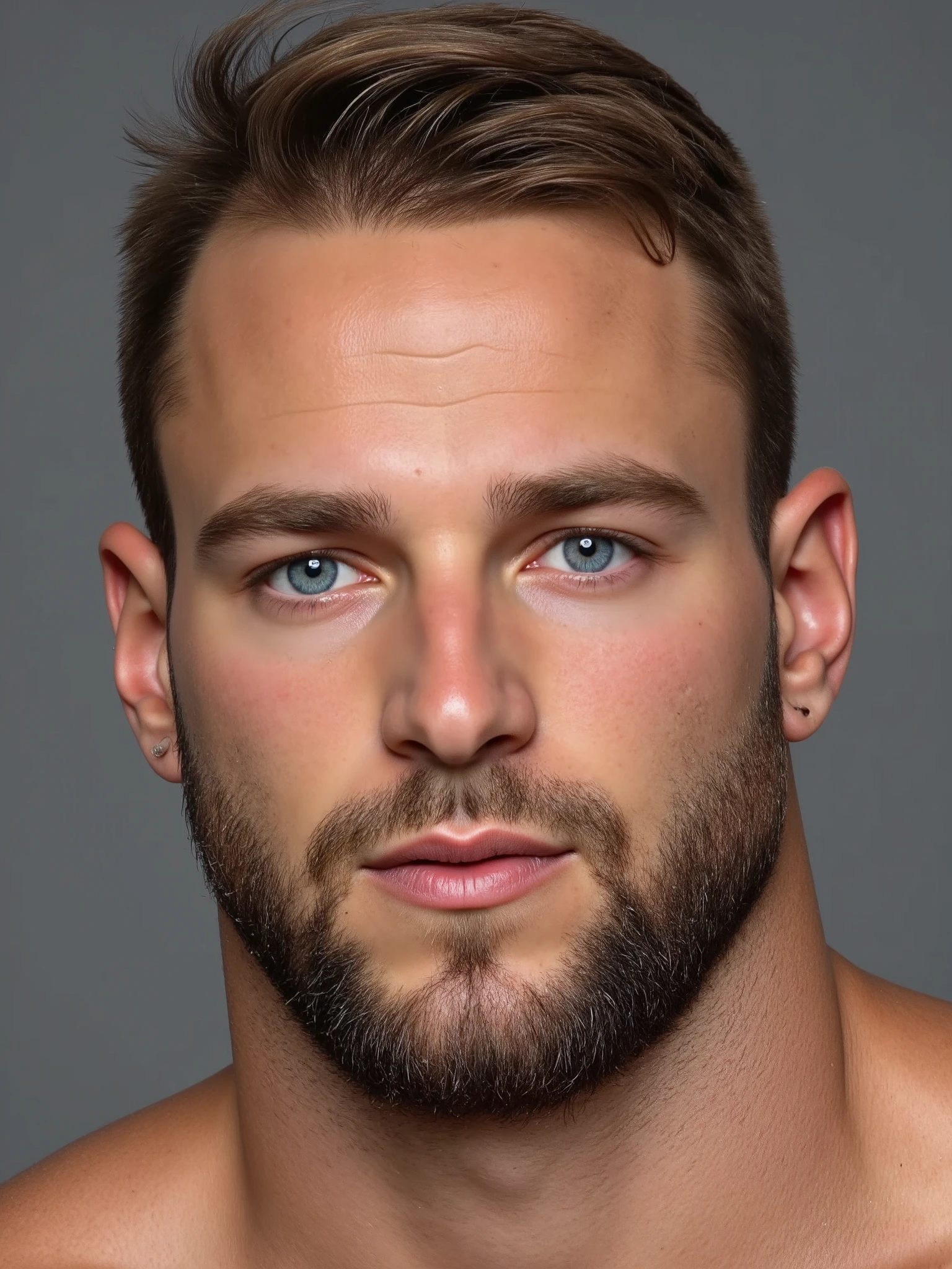 ( It has a hairy navel :1.7),(( hairy body:2)), the face is incredibly identical to the face face with its elements of the original . From which the image was uploaded and also Reference The numbers that refer to the seed number in the image - sameseed 4275275579 : 1. 8 Seed 36 years old and it is mandatory to follow the identical composition in the same way ,-s characteristics , expressions and personality . Of the main character consistent , consistent character called Teddy Owen Dawson and his face is shown by Seed : 4275275579, (Sameseed:4275275579:1.6) , 4275275579 must be followed and maintain the Hairy Features :1.9) 'absolutely similar , but , with different positions and the same characteristic . of the uploaded man's hairy bodily social elements a photoidentical photo to the original of the uploaded image '