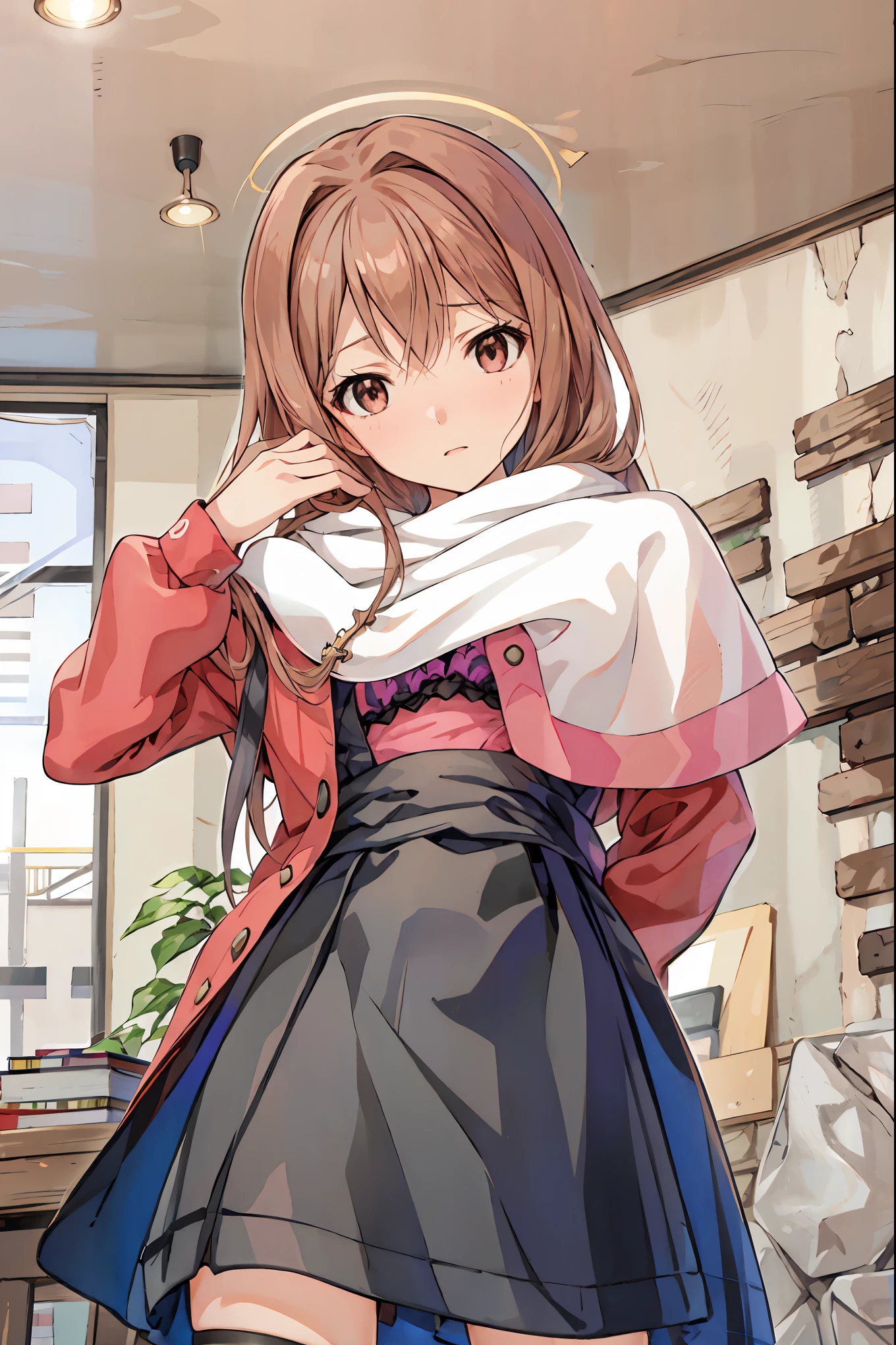 (( top quality、 Hi-Res、 highly detailed CG Unity 8K wallpaper))、 adult female , sexy witch cosplay , Long blonde wavy hair、 Off Shoulder Knit, Black pencil miniskirt , medium breasts , Embarrassed Laugh , Expose your shoulders、( forward posture to highlight breasts )、Sexy purple and red bra、((Blue and red lace panties))、Gorgeous magic wand and book、 night 、 sexy pose with skirt on top、 highlight your butt in a dark room at a luxury hotel 、(( Shy Look ))、 Hair, shortcuts, unkempt hair,Short braided hair,Neat, slender beautiful woman, correct posture,Small chest, beautiful legs, has enchanting gray-blue eyes that shine like stars, droopy eyes , vibrant colors, beautiful eyes,A delicate smile,Textured Skin, Best Quality at its Best , gentle and beautiful woman , anime style、