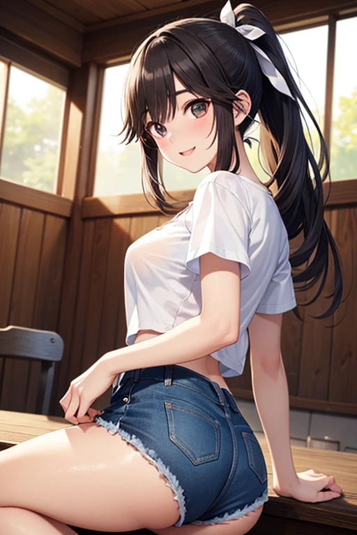 (solo,1girl:1.3)Masterpiece, absurdres,HDR,8k,excited,smirking,best quality,
edgShort&Fishnets, a woman in shorts and fishnets and a white shirt , wearing edgShort&Fishnets
<lora:edgShort&Fishnets:1>