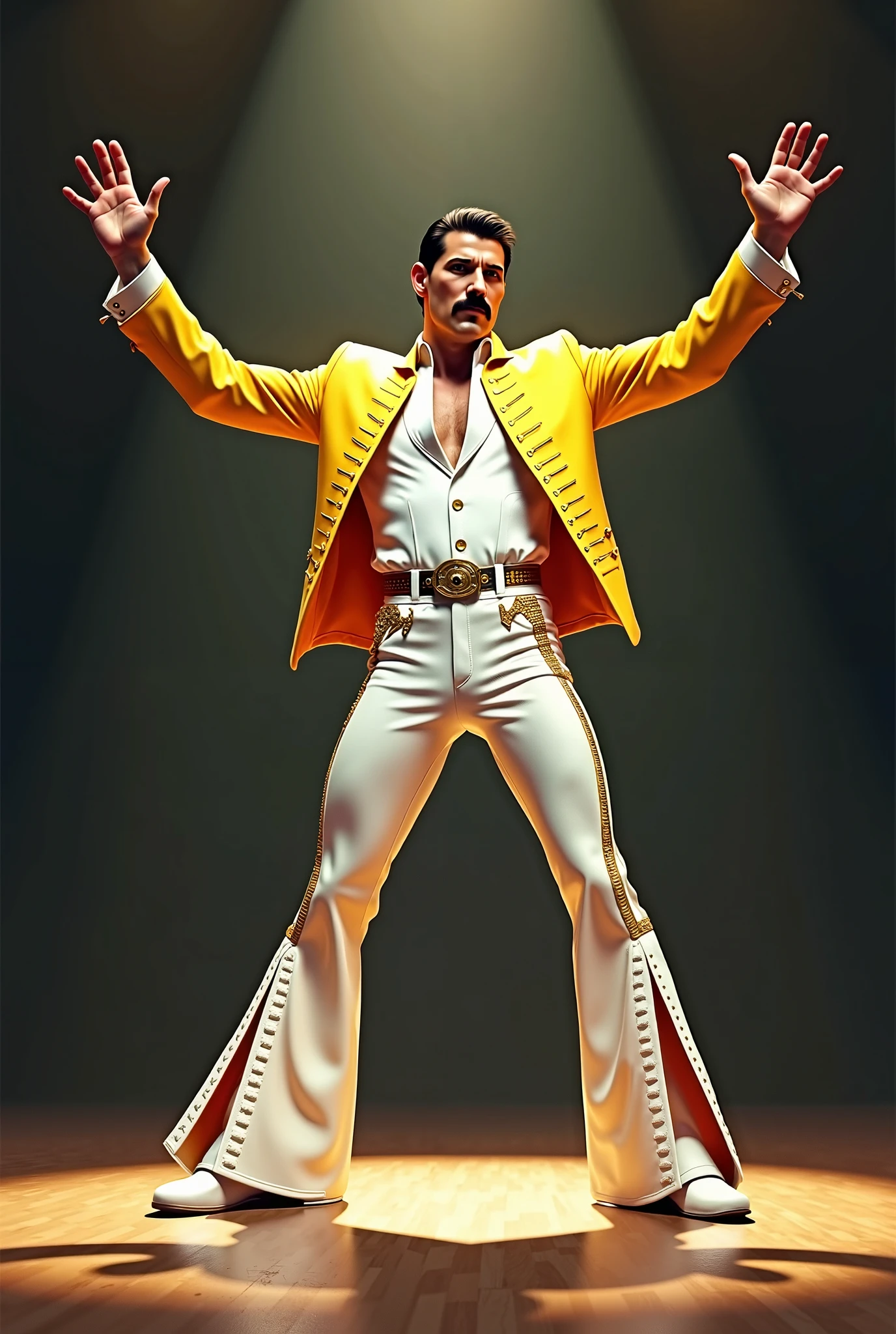 Freddy mercury avec les griffes de freddy