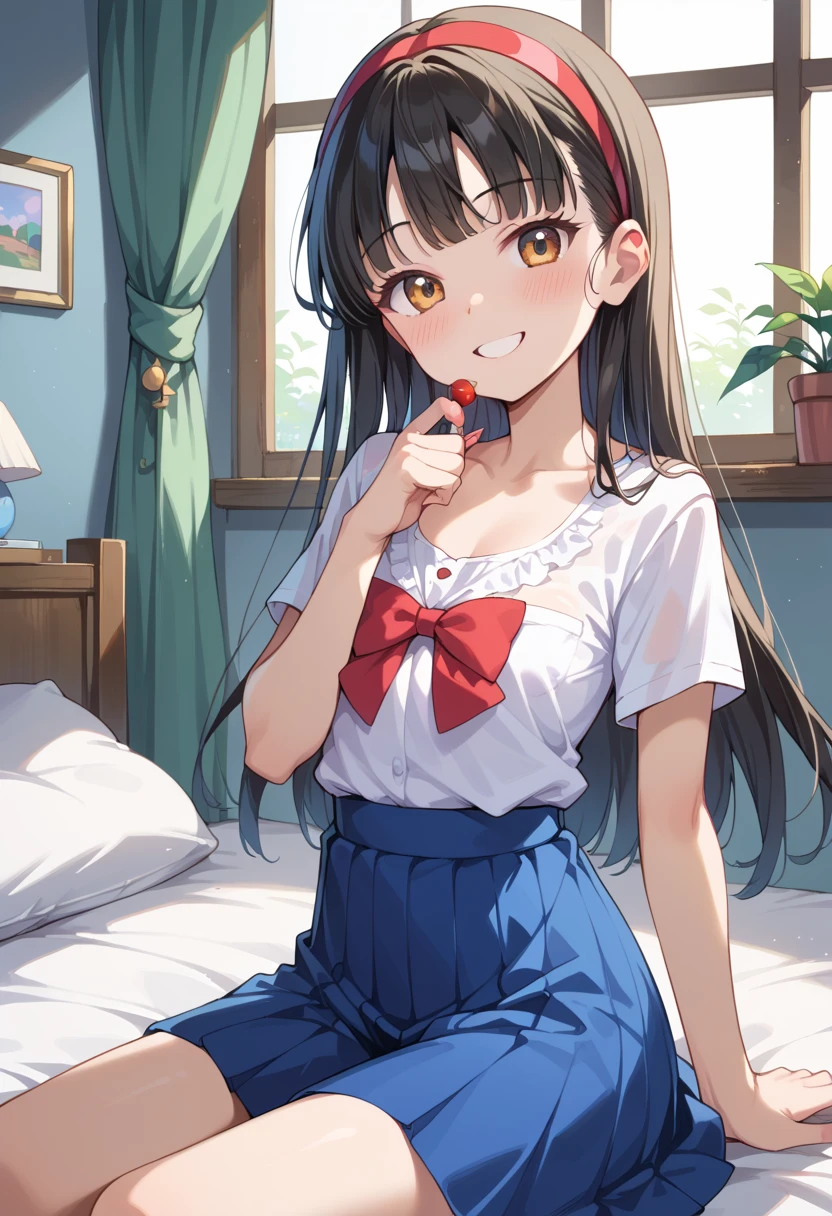 whole body、slim,(Thin legs:1.3),(redcollar,collar on a leash),Mikan Yuuki, (8-year-old),(brown eyes:1.5), brown hair, hair ornament, hair scrunchie, long hair, pink scrunchie, scrunchie, (flat chest:1.2),(glossy skin:1.4),
BREAK scrunchie,(skirtlift),
BREAK 夏、sunlight、garden,(clenched teeth)(anger:1.3)、(tears:1.3),blush、(pussy juice:1.3),BREAK (masterpiece:1.2), best quality, high resolution, unity 8k wallpaper, (beautiful detailed eyes:1.6), extremely detailed face, perfect lighting, extremely detailed CG, (perfect hands, perfect anatomy),