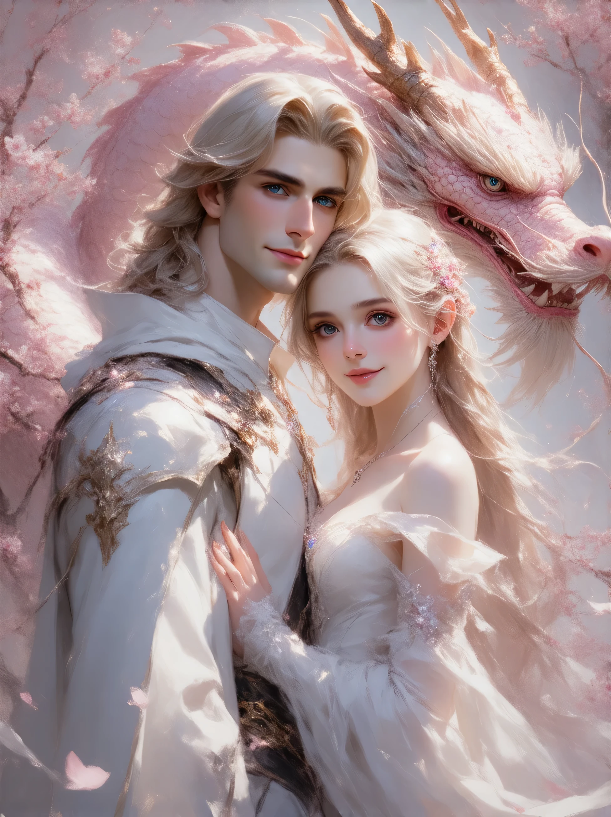 A handsome king with silver hair, intricate 8K, elegant, highly detailed, majestic, digital photography, art by Artgerm and Ruan Jia and Greg Rutkowski Surreal painting of purple butterfly filigree, broken glass (masterpiece, side lighting, beautiful finely detailed eyes: 1.2 ), HDR