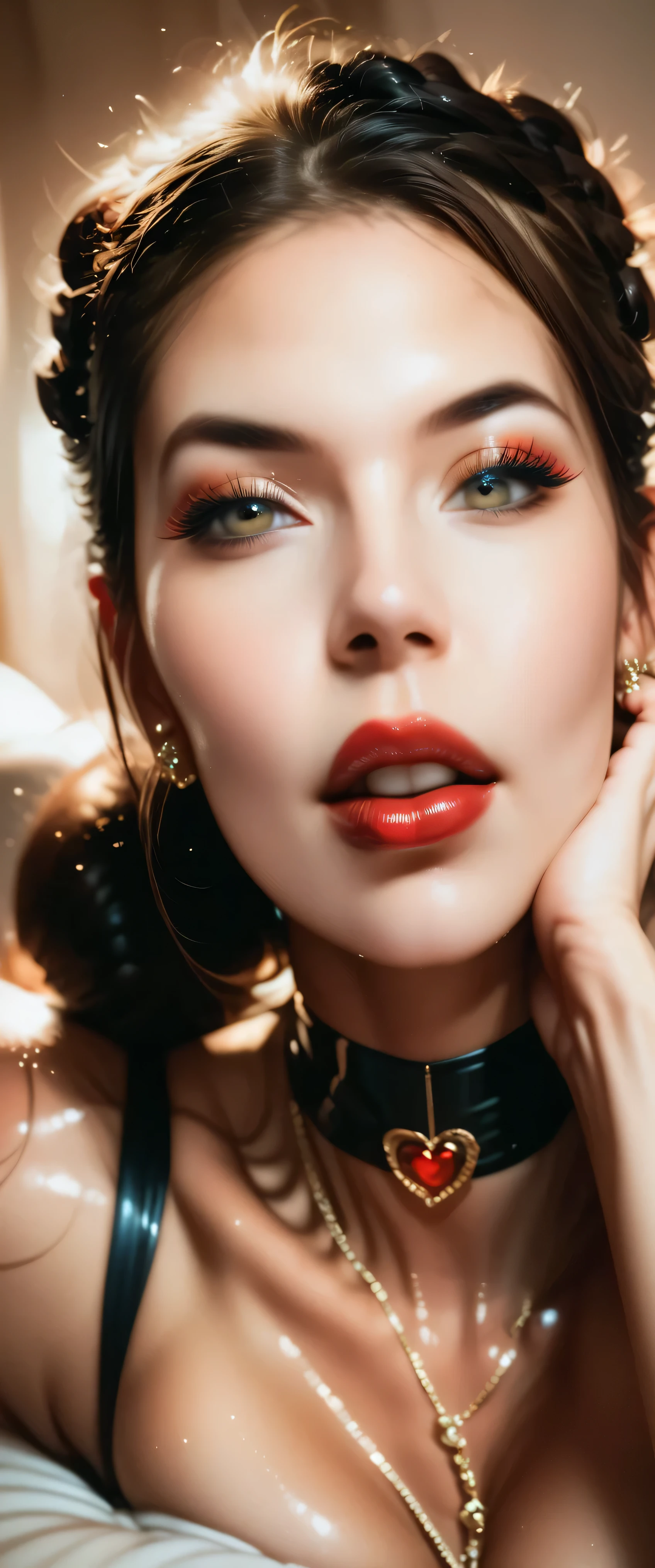 sfw:2.She is forcibly fucked hard.red lips