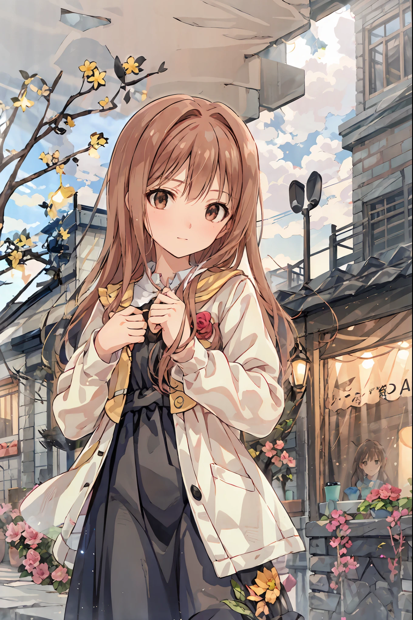 in the seat. Old-fashioned smile. flower. __flower__. four seasons. Bokeh. close.
beautiful body, beautiful skin. oily skin. very delicate and beautiful . very well detailed . Clear Eyes.
光がShine. mystical atmosphere . Grant Light.
Milky Way. January . starry sky. evening . city. __Scenario Fantasy__.
__haircolor__ hair, __hairstyle__, __eye color__ eye color. __skin-color__ skin. Rentife Flare, Shine, embroidery, Accessories, jewelry, reflection, refraction, __ dress__, night sky, starry sky, star.