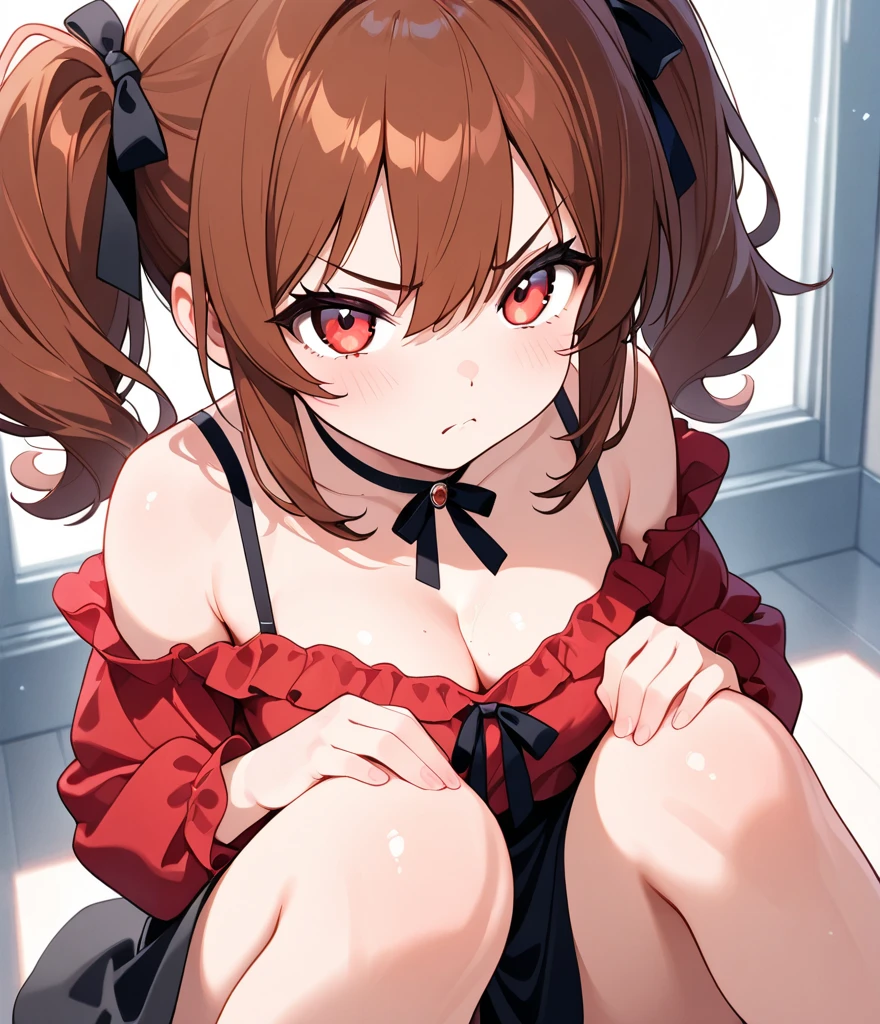 (Best quality, 8k, 32k, Masterpiece, UHD,:1.2),RAW, 1girl,ultra cute , natural lighting,transparent shining eyes, 20yo ,fair complexion, long hair, french braid, flushed face,femur, red hair, cat ear, medium hair, side braid, ((red bra and panties:1.3)), ((all fours)), From Below, medium breast, Emphasizing the Cleavage, frown, sexy, lace trim, lace Details, nude, naked, on bed, shiny, wedgie, heart mark, ((cat tail)),  (ecstasy:0.8) ,(slut:0.8), (vulgarity:0.8), (fucked silly:0.8),(steam:0.8),,(trembling:1.3)),(tears:0.7) ,(drooling:0.6),sweat, Happily, blush