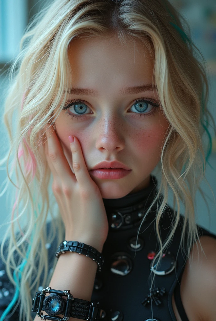 GIRL Russian child with 10 years, blonde long hair, closeup, in a black leather jacket, a closeup of a broken glass window with a black background, shattered glass, broken glass, broken glass ( (sun rays) ), glass breaking, vivid broken glass, a million shards of broken glass, photo of broken glass, shards of glass strewn about, shards of glass, broken, cracked glass, sharp glass shards, composition of broken mirrors, broken mirror