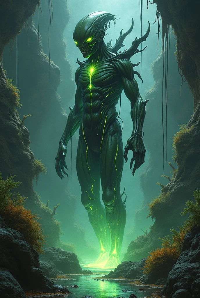 Ben 10 skinny green giant alien