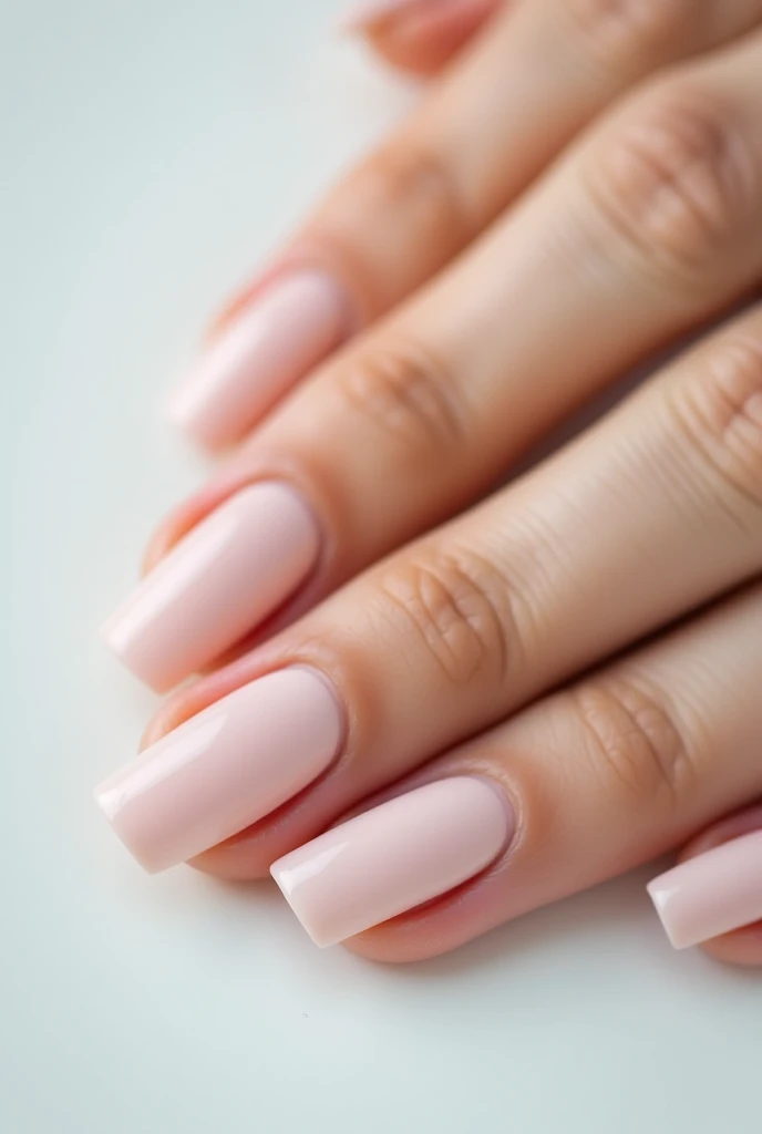 main de femme avec de beaux ongles