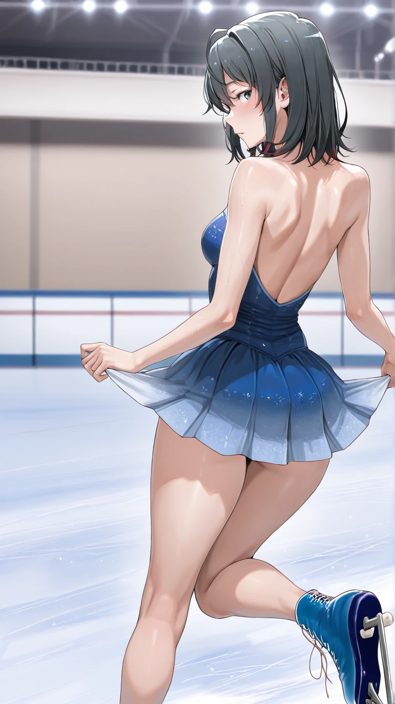 Figure skating、arena、Beauty、buttocks emphasis