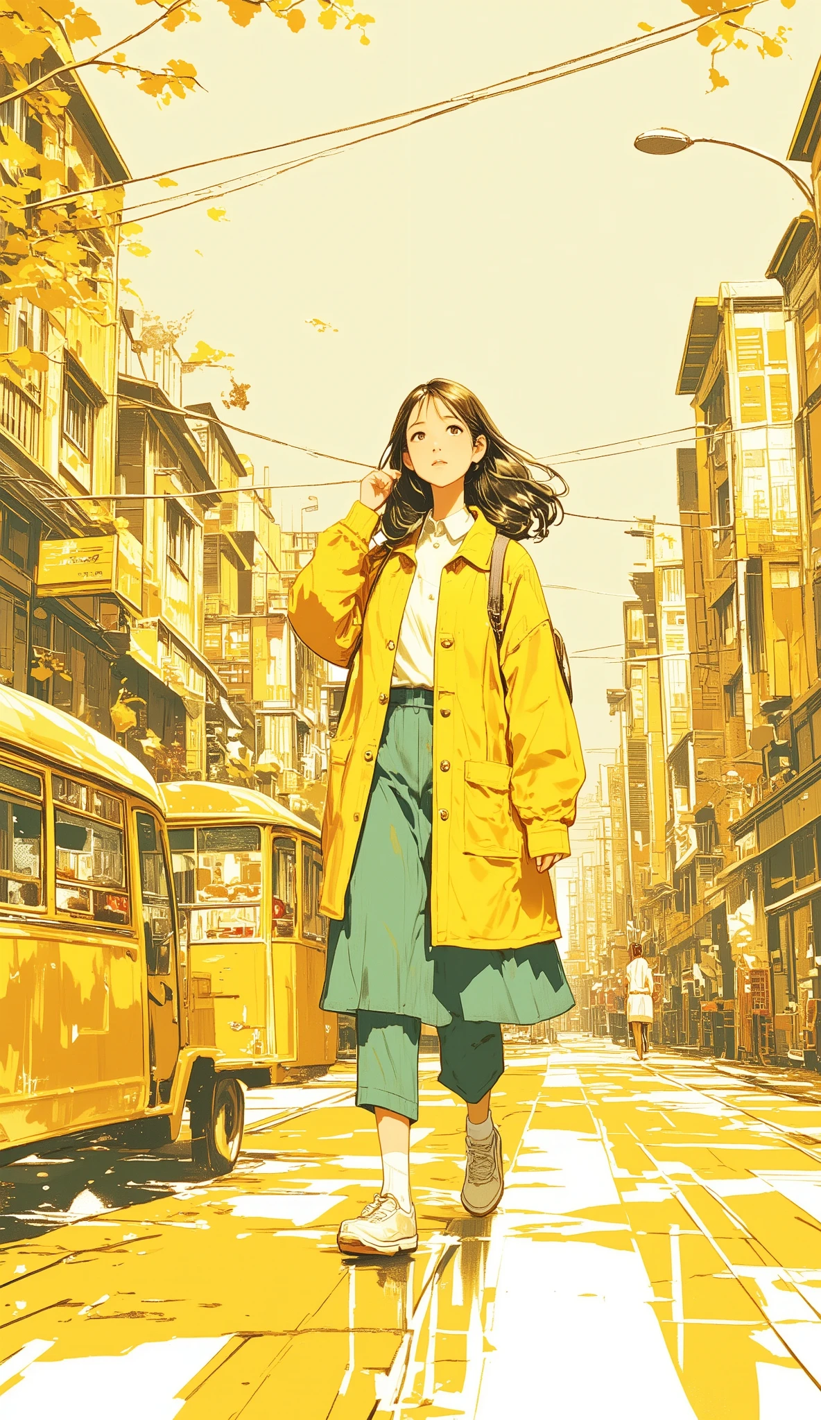   Chrome Yellow Illustrations  , Flat Street  ,  Cake Decorations , Roast turkey,  girl on her way home from school,   Yellow-green Illustrations  , End of the year,   English muffins  ,   Christmas Eve  ,   girl,   Merry Christmas  ,   mimosa illustrations  , To you,   Illustrations with Canary Yellow as the main color,, Busy Cities  ,   beautiful woman,   Santa Claus,   cream yellow illustrations  