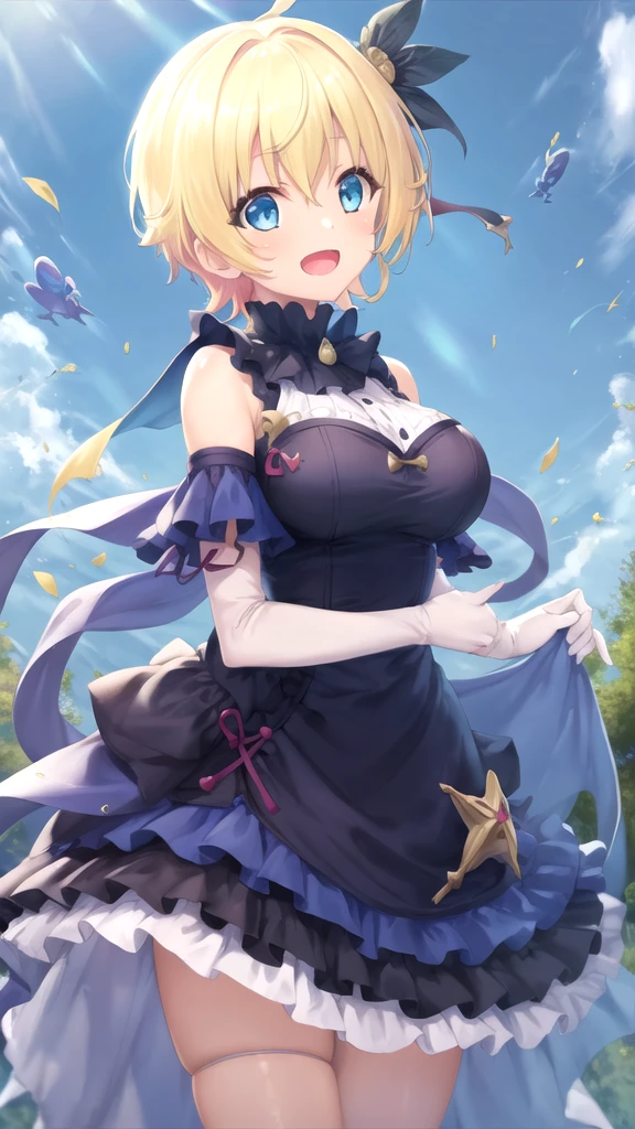 (from below:1.2),(from side:0.9), (Close-Up:0.4), highest quality、(real、photorealistic:1.4)、(RAW photo:1.2)(Curve,Model,glamor:1.5),Beautiful breasts,colour_aberration,beautiful detailed shadow,Beautiful eyes,Beautiful body,Beautiful skin,beautifull hands,(medium_breasts:1.5),1 girl in, purple color hair、Purplish pink eyes that dreamers desire, (Blonde hair) , small stature, Colossal tits, Lori, (masutepiece:1.2, Best Quality), (finely detailed beautiful eye: 1.2), (beautifull detailed face), (Best Illumination, extremely delicate and beautiful), ((Cinematic Light)), Dramatic light, Short bob hair(1:3),Ultra Contrast、Braid a little around the ears, clavicle, White long dress、only has 5 fingers,Her pussy is visible through the white thong、Wet pants、You can see inside your underwear、full of sweat、mocking look、diaper、nffsw,Arms crossed、grab the arm、Shoot from below、The angle is as seen from below.、Best Quality、Large breastuscular pussy、Pubic hair,high-level image quality、hightquality、8K,perfect hand、5 fingers、finger pin、Perfect Finger、T back、Naked、noise cut、bullet hand、Her hair color should have been a brighter purple.The skirt part is also carefully expressed..、Purple skirt、the skirt is floating in the wind、Dark purple panties、Pubic hair majority,(with sparkling eyes and a contagious smile),her thin pubic hair, looking at viewer