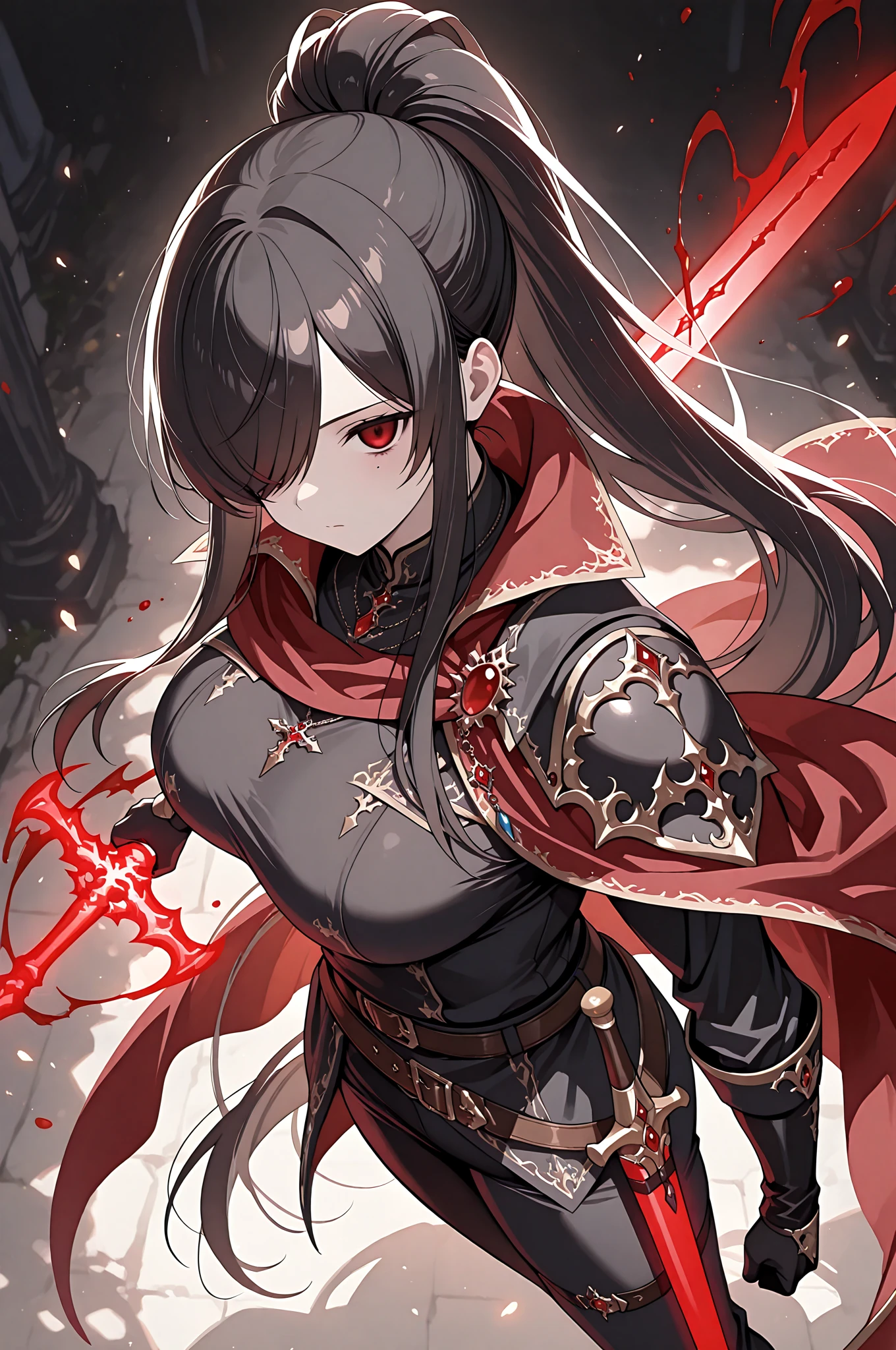 girl, ancient dark evil samurai, evil look, dark scenery, sexi, body covered in blood, tatoos on face and body, red glowing eyes, combat stance, wielding an ancient samurai sword, vibrant appearance, ultra high details, detailed face, creative behavior, imaginative, sensual, spontaneous, highest quality, skin texture, intricate details, (cinematic lighting), RAW photo, 8k