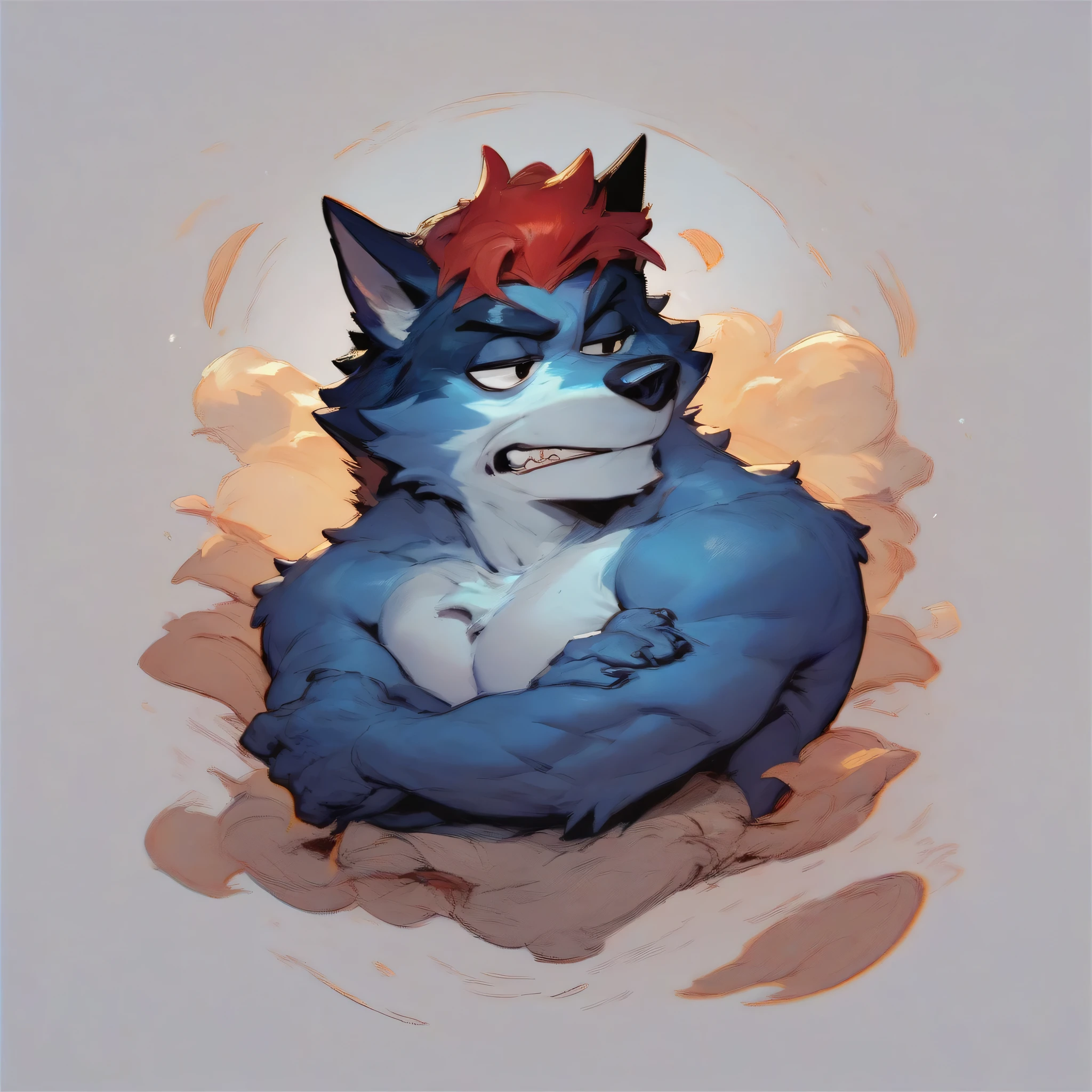 by fluff-kevlar, by Zackary911, by Kenket, by Kilinah, by fluff-kevlar, (masterpiece), (best quality), (anthro furry:1.3, snout:1.2, anthro:1.3, furry:1.2, solo female:1.2), (extremely detailed:1.3), quality, fnafroxanne, furry female, body fur, makeup, wolf ears, wolf tail, grey hair, green hair, yellow eyes, crop top, (((cum on shirt))), (((cum on face))), (((surprised face)))