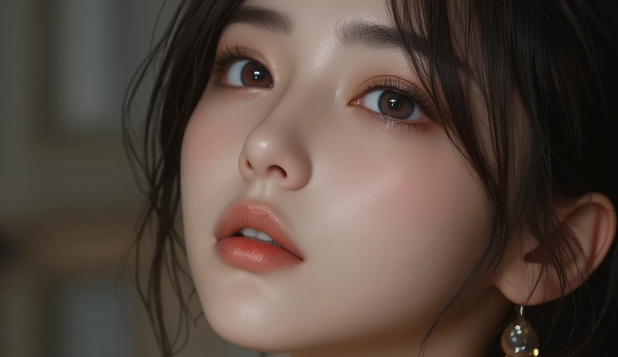8k, ultra high resolution , top quality, masterpiece,rule of thirds,golden ratio, surreal, photos, one woman,( girl:1.3), cute, cute顔, Beautiful Eyes in Every Detail , 細かく Details, Mature Women, princess,extream close up,smile, black hair,Messy hair,ID photo, luxurious and beautiful ,( neat fashion ), (((She's straddling me ))), ((( I'm looking up at her from below))), ((( She has an ecstatic expression ))), very delicate expression , delicate eye description,, Healthy Body , (( 1 female)), Height: 160cm, (( thin thighs)) ,( thin waist:1.4)、( Beautiful :1.4), pink lips, profile,((( ideal figure))),Small bust, A cup :2,、 portraits:2、 perfect anatomy 、鮮明な Details、 Details, thin lips,Perfect and beautiful face ,完璧で cute顔, Meticulous Skin , Perfect Limbs 、 thin waist, surreal,Light and Dark, fashion magazine cover,glowing