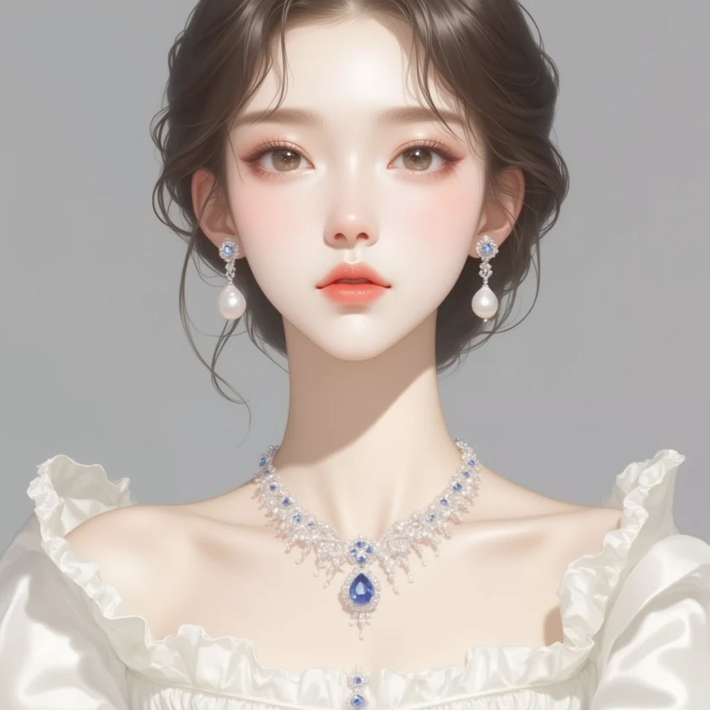 (masterpiece, best quality:1.2),Ultra-light clay，soil，Clay，Rough knitted texture，old，dirty， mineral pigments，3DClayClay Sculpture艺术，Clay Sculpture，Rough surface，（A lady，Pearl necklace，Exquisite watch，Elegant focus，Delicate clavicle，Sapphire stud earrings，High heel，Walk alone with confidence，Small tattoo on wrist。