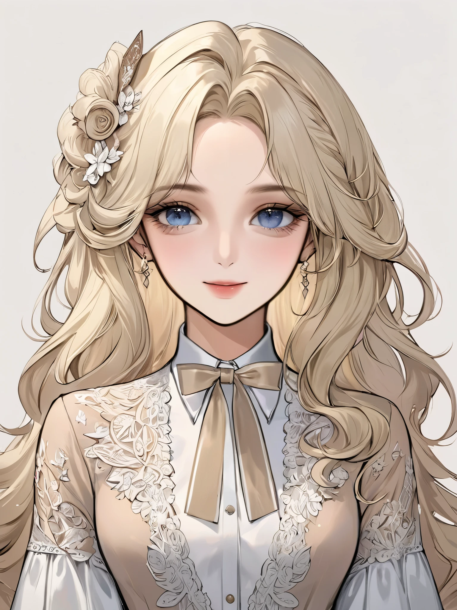 (extreamly delicate and beautiful:1.2), 8K,(masterpiece:1.0),(best_quality:1.0), 1 girl, and intricate detailing, Enlarged textures, and intricate detailing, finely eye and detailed face, and intricate detailing, platinum blonde curls long hair, (sweet smiley), Perfect eyes, Equal eyes,  carolina eyes perfect (A famale god) with dress yunani kuno vintage, look at camera, platinum blonde curls long hair, carolina eyes perfect, platinum blonde curls long hair, carolina eyes perfect, Full body, simple background, with dress yunani kuno vintage, perfect body, simple background, full body, full body