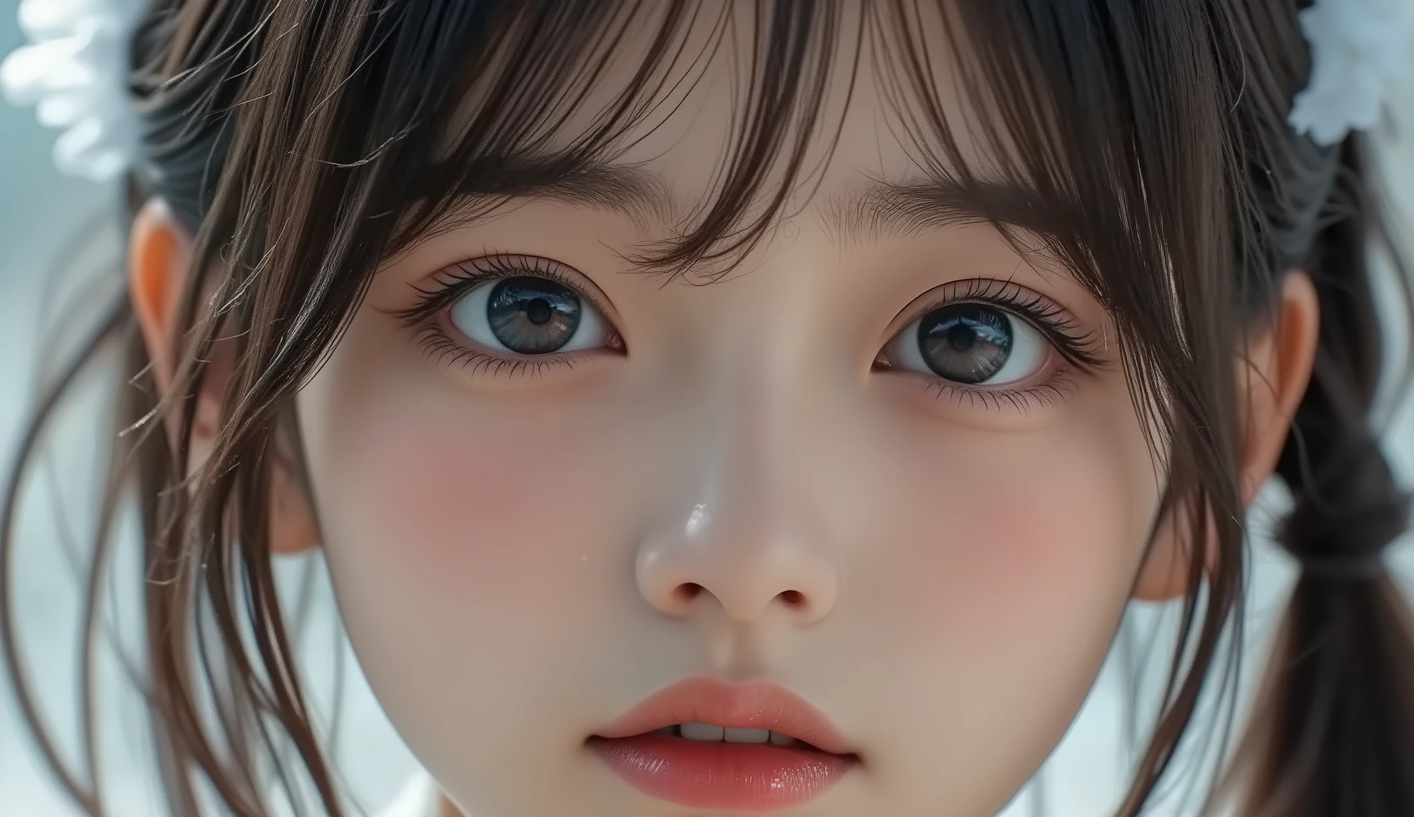 8k, ultra high resolution , top quality, masterpiece,rule of thirds,golden ratio, surreal, photos, one woman,( girl:1.3), cute, cute顔, Beautiful Eyes in Every Detail , 細かく Details, Mature Women, princess,extream close up,smile, black hair,Messy hair,ID photo, luxurious and beautiful ,(A -yeld fas Japanese idol girl ), (( wearing a Japanese high school uniform with a white shirt, blazer, and skirt)), ((( having sex in the woods ))), ((( She has an ecstatic expression ))), very delicate expression , delicate eye description,, Healthy Body , (( 1 female)), Height: 160cm, (( thin thighs)) ,( thin waist:1.4)、( Beautiful :1.4), pink lips, profile,((( ideal figure))),Small bust, A cup :2,、 portraits:2、 perfect anatomy 、鮮明な Details、 Details, thin lips,Perfect and beautiful face ,完璧で cute顔, Meticulous Skin , Perfect Limbs 、 thin waist, surreal,Light and Dark, fashion magazine cover,glowing