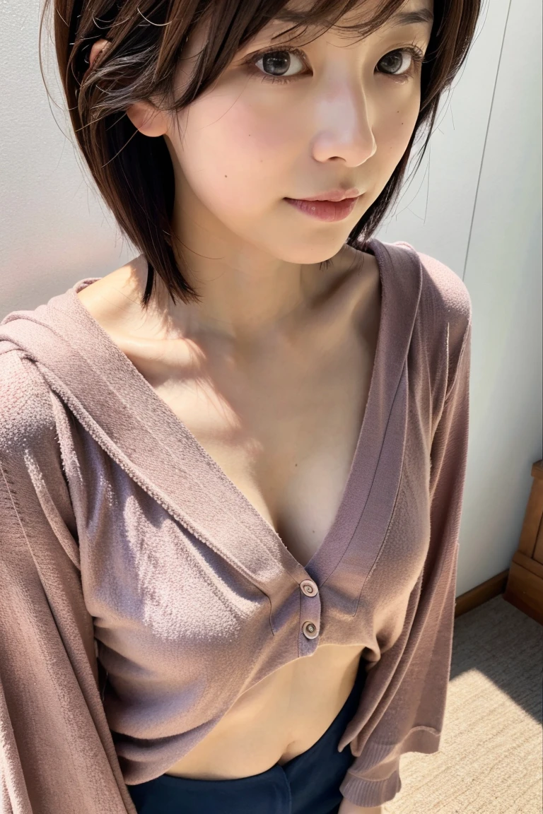 ((Top Quality, 8k, Masterpiece: 1.3)), ,solo,1 girls, sexy, Beautiful girl with accentuated slender abs: 1.7, (Random hairstyle, flat breasts: 1.2), Ultra detailed face, detailed eyes, double eyelids,(tight t-shirts:1.3),(white:1.3),(necklace:1.3),(earrings:1.3)