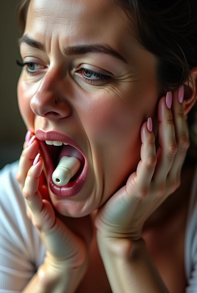 girl fart smelly stink ass discomfort choking on face