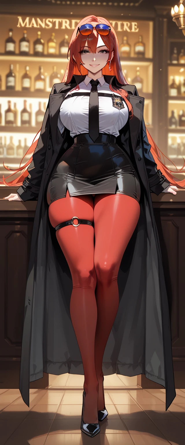 adult girl Zero Two, rule 34, nsfw, black recolored naked coat, very lustfull pose, masterpiece:1.2, high quality, best quality, detailed_background, Commercial illustration with high detail,upper body, very open clothes, absurdres, high resolution commission, in digital illustration style, Close the scene, Figure 8K, Realistic art style, professional illustration, art cover, Stylized fantasy works, official illustration, digital illustration