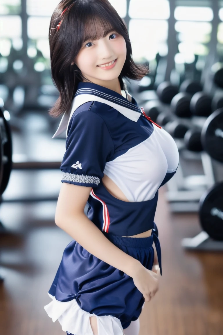 (((Show me your crotch)))、showing her vagina to the camera、((Spread your legs))、((Spread your legs))、(( Volleyball Player)),((((Realistic))))、(((Highest quality))),((Very detailed))、Highest quality、1 female,(((Japanese))),8K、Very detailedな,,Show me your abs、 She is beautiful, sexy, Perfect female body, She has big breasts, please stretch your arms、Browsing Caution、((Photographed from the front))、(((Crotch Focus)))、In a flying box、in the gym storeroom