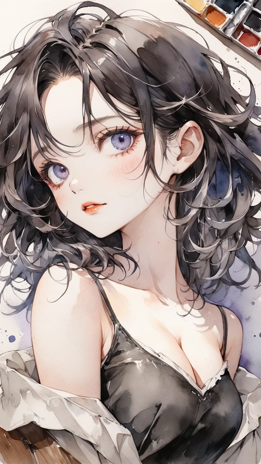 masterpiece,Highest quality,Super quality,Dark hair color,nude,Living room of the house,Teasing his younger brother、nude写真、Detailed eyes、Detailed lips、Beautifully detailed face、Wavy black hair、standing together facing the camera、(Highest quality、4K、8k、High resolution、masterpiece:1.2)、Super detailed、HDR、uhd、Sharp Focus、Extremely detailed、professional、Bokeh、Portrait