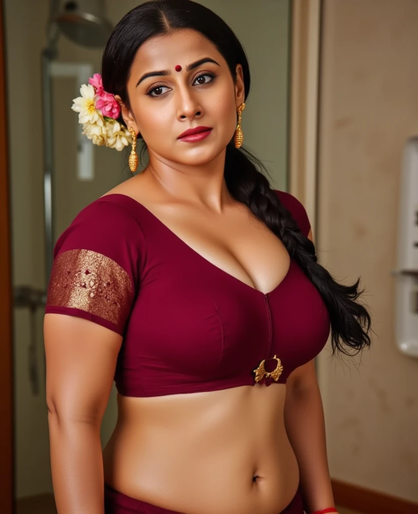 Foto RAW, photorealistic, photography, full body shot, 60 years old Woman, mascara, eye kajal, juicy figure, master shot, perfect eyes, goddess like beauty, pierced eyes, perfect thick chubby mallu Desi aunty bhabhi, Wearing a Stanapatta, a chest-band.Saree model, model Photography, Indian saree shoot, Indian traditional wear advertising photography, traditional wear brand shoot, face of Indian actress Sonakshi Sinha, masterpiece, realistic, realism, incredible details, pleasure, photorealism, detailed skin, skin pores, high contrast, photorealistic Artstation 8k HD digital art trend of high definition and detailed realistic skin texture, ultra detail, realistic skin texture, armature, best quality, ultra high definition, (photorealistic:1.4),, high resolution, detail, raw photo, sweat, Re sharp, by Lee Jefferies Nikon D850 Film Stock Photo 4 Kodak Portra 400 Camera F1.6 Lens Rich Color Ultra Real Realistic Realistic Textures Dramatic Lighting Unreal Engine Trending at Art Station Cinestill 800,(pele altamente detalhada: 1.2), 8k UHD, DSLR, soft-lighting, alta qualidade, grain of film, Fujifilm XT3,she didn't like to wear blouse or bra, she is happy to wear only saree, she hates blouse or bra, highly detailed hairy armpits, hyper realistic skin, skin pores, sweat, veins, stubble armpits, erotic temptation, appealing figure, appealing body language, fleshy arms, horny desi indian mommy, she wants to dominate young boys by showing her tempting figure, irresistibly hot, armpits hair clearly visible, freckles 0.2, stretchmarks 0.2, outstanding details, professional level photography, true mature skin texture of a middle aged Indian aunty,